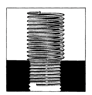 Wire thread insert installation